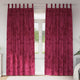 VidaXL Samtvorhänge 2 Stk. Weinrot 225 x 140 cm Samt