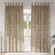 VidaXL Samtvorhänge 2 Stück Champagner 245 x 140 cm Samt
