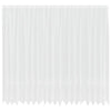 Vidaxx Spitzenvorhang mit Vorhängen Blumen weiß 260 x 500 cm Polyester