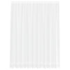 Vidaxx Spitzenvorhang mit Vorhängen Blumen weiß 240 x 300 cm Polyester