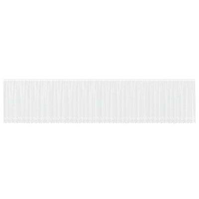 Vidaxx Spitzenvorhang mit Gardinen weiß 1200 x 140 cm Polyester