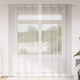 Vidaxl Voile-Vorhang mit Vorhängen, 2 Stück, Creme, 245 x 140 cm, Polyester