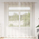 Vidaxl Voile-Vorhang mit Vorhängen 2 Stück Sand 260 x 140 cm Polyester