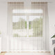 Vidaxl Voile-Vorhang mit Vorhängen 2 Stück Sand 225 x 140 cm Polyester