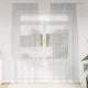 Vidaxx Voile-Vorhang 2 Stück hellgrau 245 x 140 cm Polyester