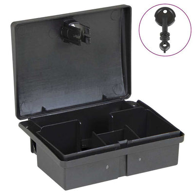 VidaXL Mausefallen 10 Stück 13x10x4 cm schwarz