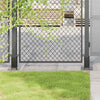 Vidaxx quadratische Sockel 4 Stück 61x61 mm pulverbeschichteter Stahl Anthrazit