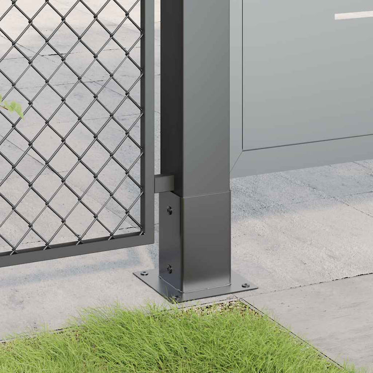 Vidaxx Quadratfuß Füße 4 Stück 91x91mm pulverbeschichteter Stahl Anthrazit