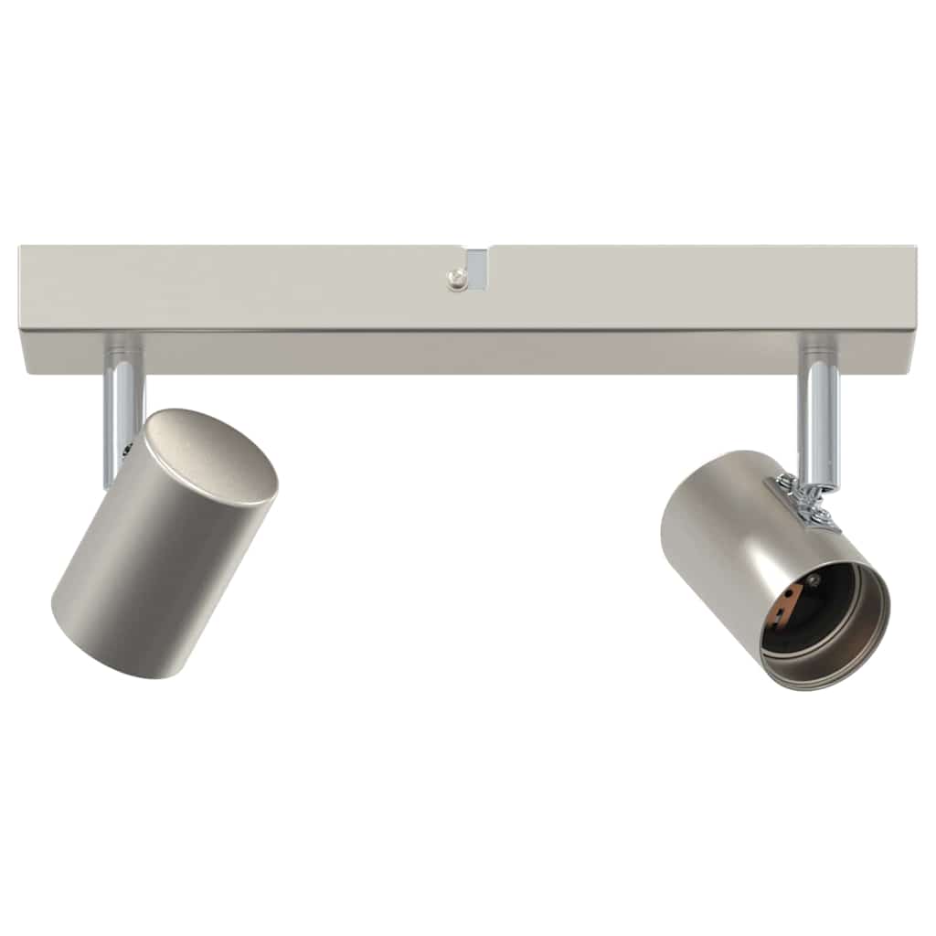Vidaxxl Deckenstrahler mit Strahlern Nickel 26 x 6,5 x 11,5 cm Metall