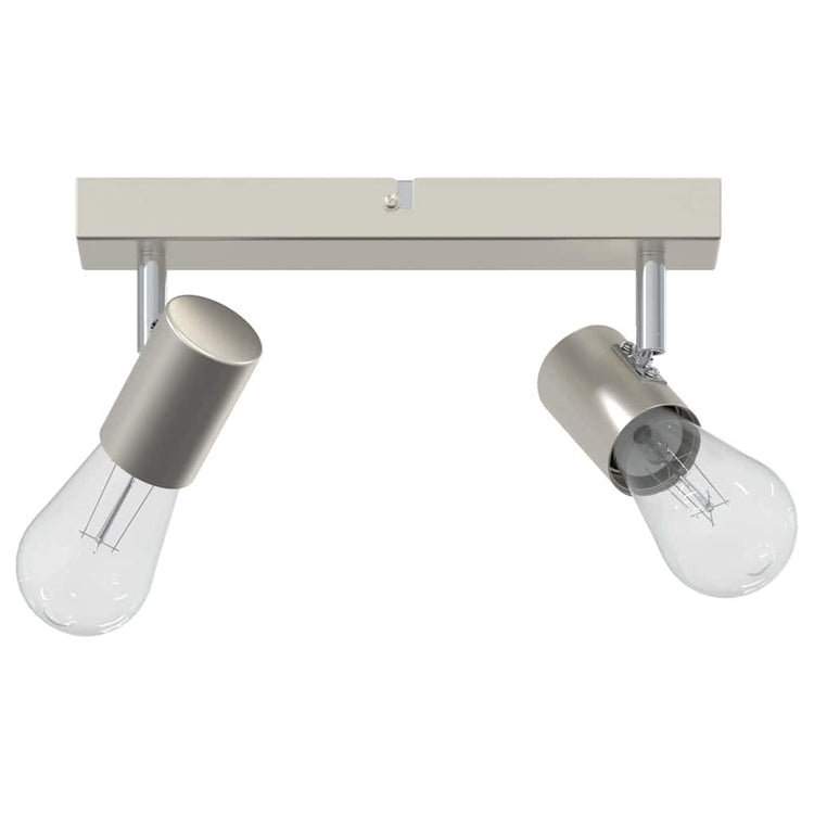 Vidaxxl Deckenstrahler mit Strahlern Nickel 26 x 6,5 x 11,5 cm Metall