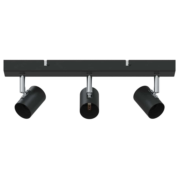 Vidaxx Deckenstrahler mit Strahlern Schwarz 38 x 6,5 x 11,5 cm Metall