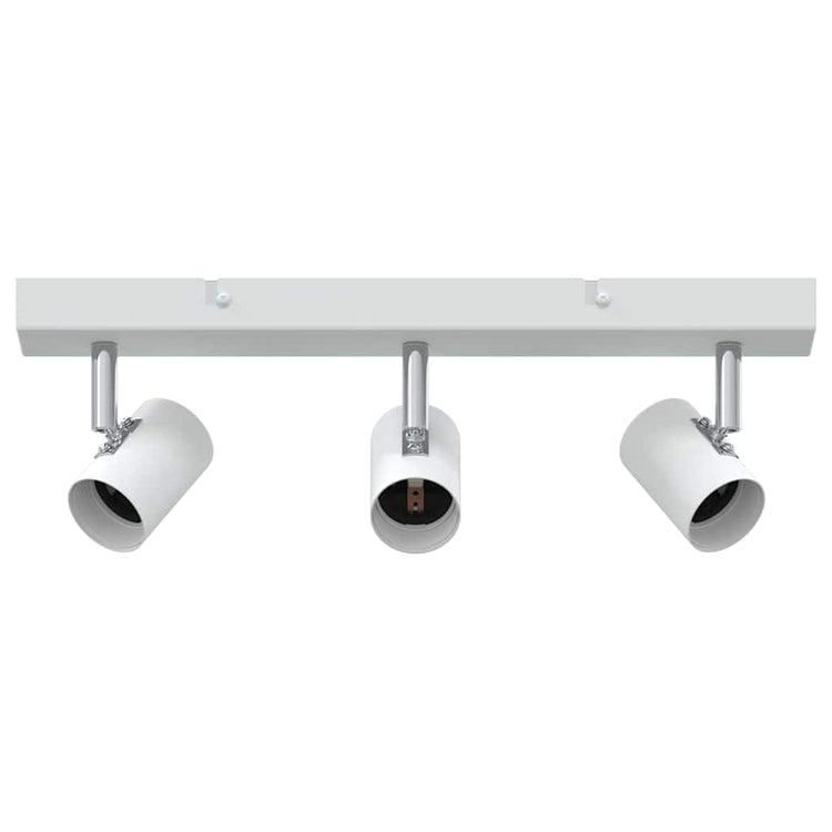 VidaXL Deckenstrahler mit Spots weiß 38 x 6,5 x 11,5 cm aus Metall