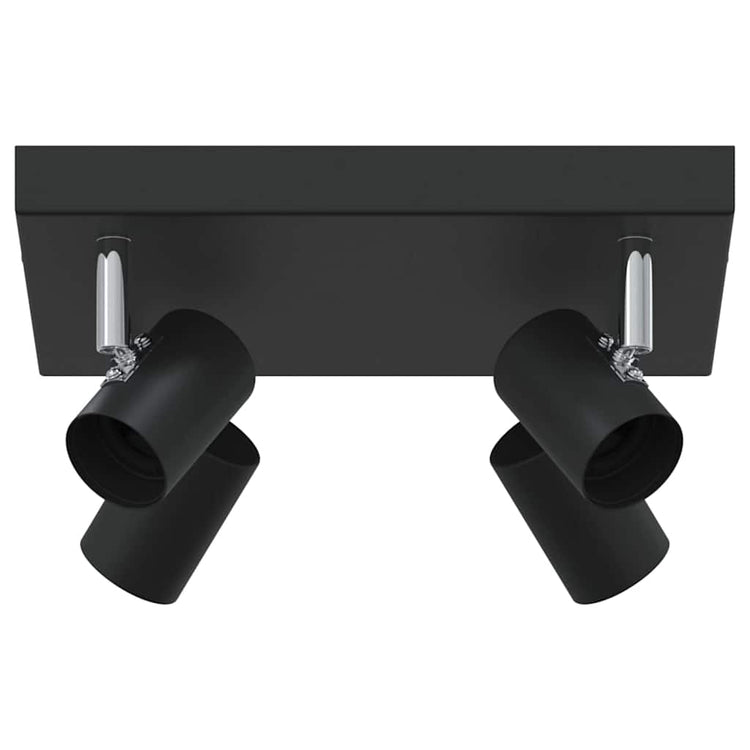 Vidaxx Deckenstrahler mit Strahlern Schwarz 26,5 x 26 x 11,5 cm Metall