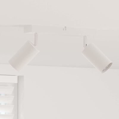 Vidaxx Deckenstrahler mit Spots weiß 26 x 6 x 16 cm aus Metall