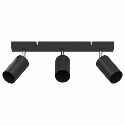 Deckenstrahler Vidaxx mit Strahlern schwarz 38 x 6 x 16 cm aus Metall