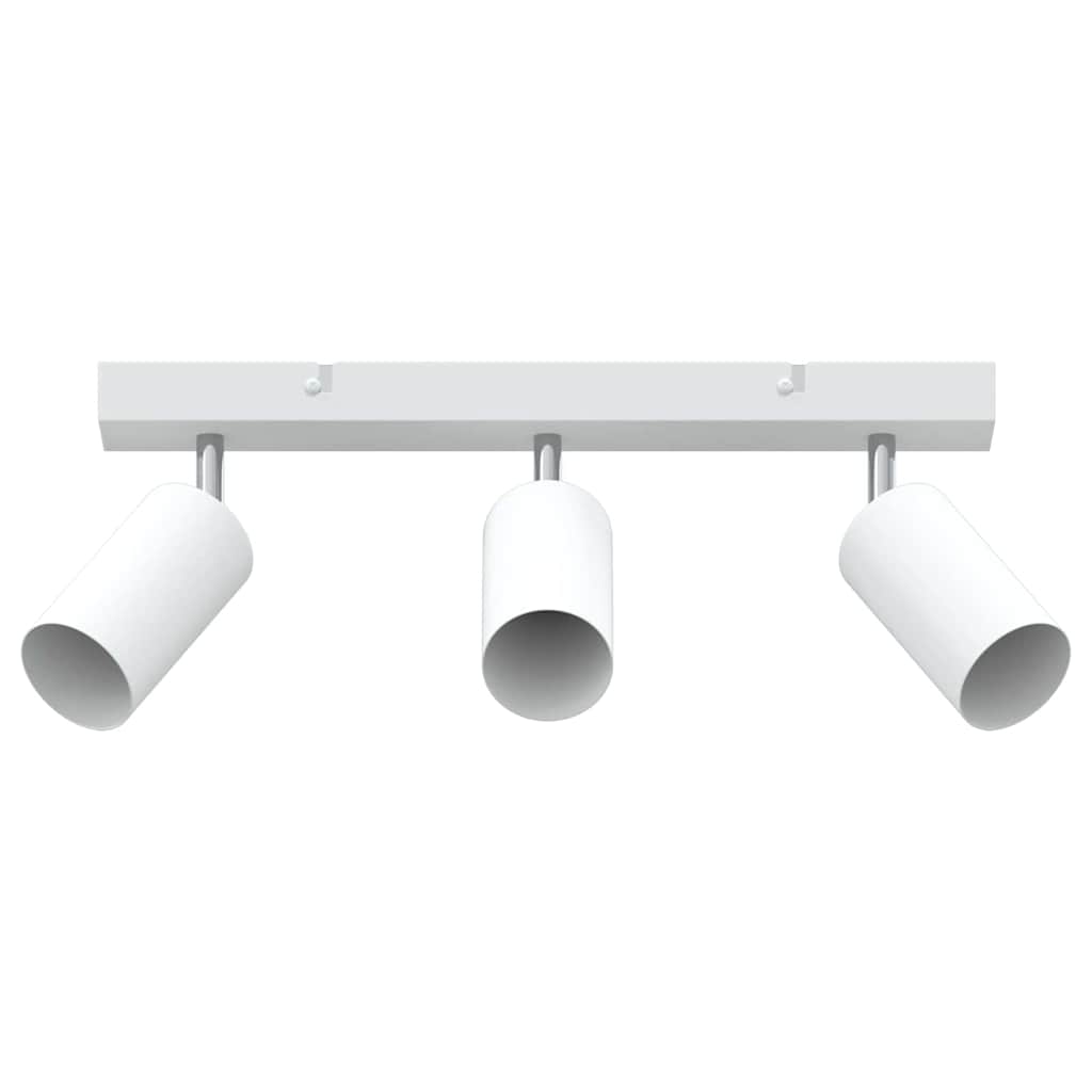 Vidaxx Deckenstrahler mit Spots weiß 38 x 6 x 16 cm aus Metall