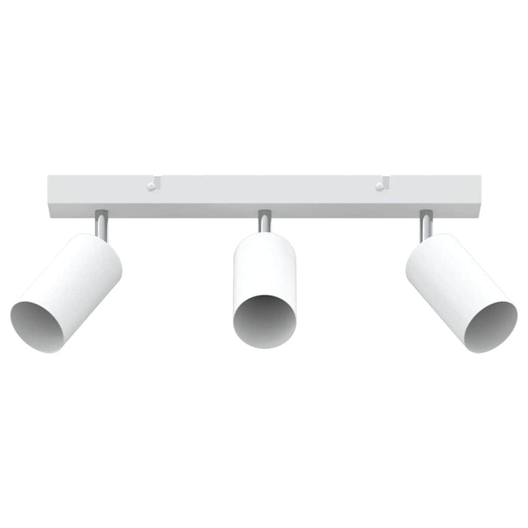 Vidaxx Deckenstrahler mit Spots weiß 38 x 6 x 16 cm aus Metall