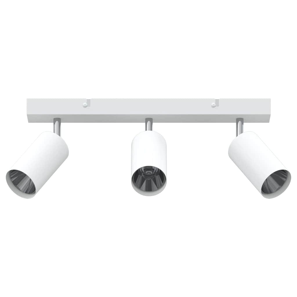 Vidaxx Deckenstrahler mit Spots weiß 38 x 6 x 16 cm aus Metall