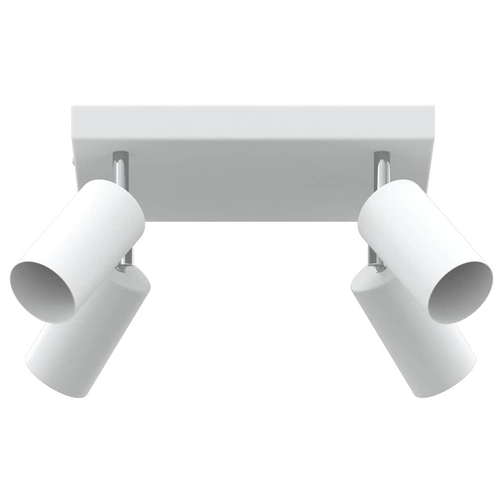 Vidaxx Deckenstrahler mit Spots weiß 26 x 26 x 16 cm aus Metall