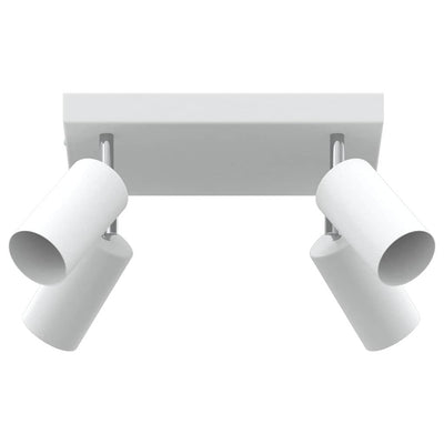 Vidaxx Deckenstrahler mit Spots weiß 26 x 26 x 16 cm aus Metall