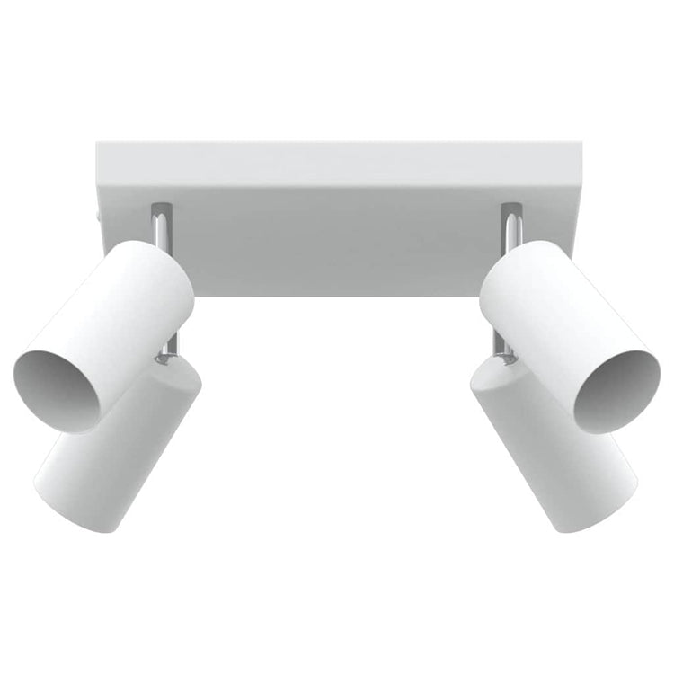 Vidaxx Deckenstrahler mit Spots weiß 26 x 26 x 16 cm aus Metall