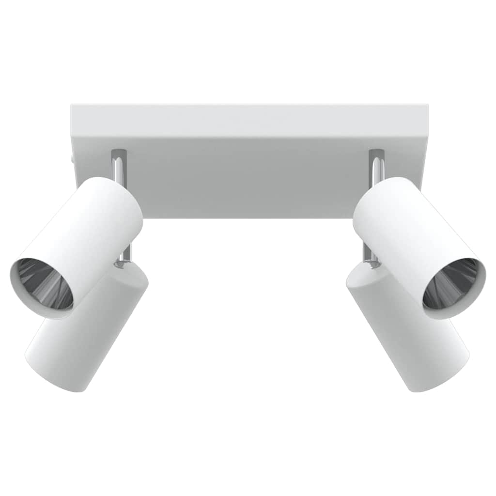 Vidaxx Deckenstrahler mit Spots weiß 26 x 26 x 16 cm aus Metall