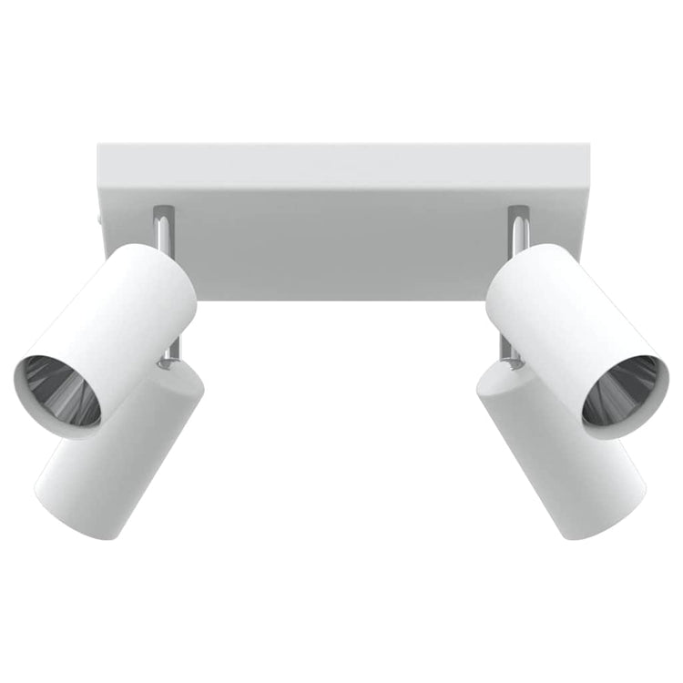 Vidaxx Deckenstrahler mit Spots weiß 26 x 26 x 16 cm aus Metall