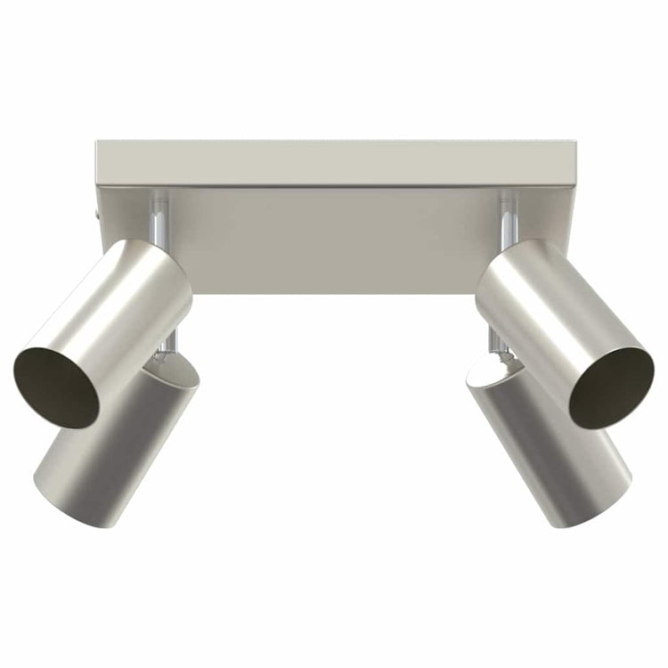 Vidaxx Deckenstrahler mit Strahlern Nickel 26 x 26 x 16 cm Metall