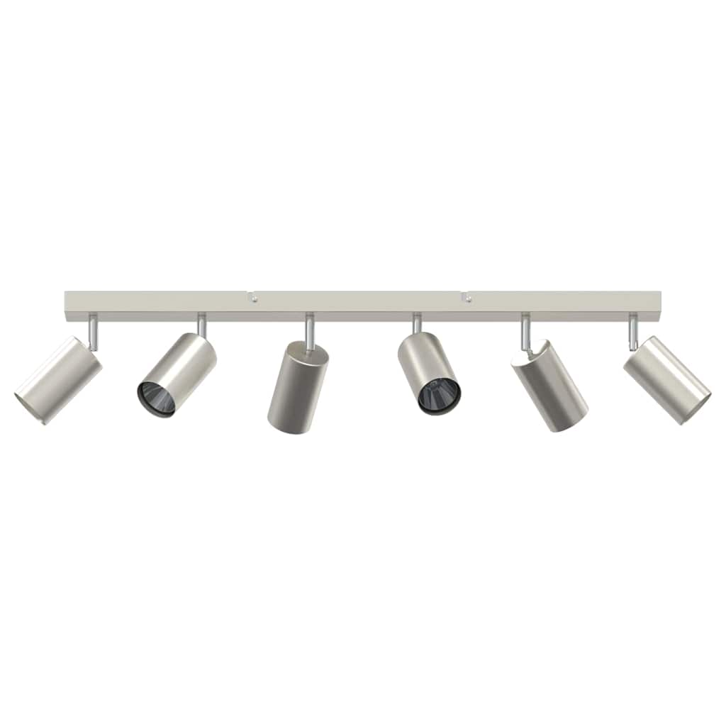 Vidaxx Deckenstrahler mit Strahlern Nickel 73 x 6 x 16 cm Metall