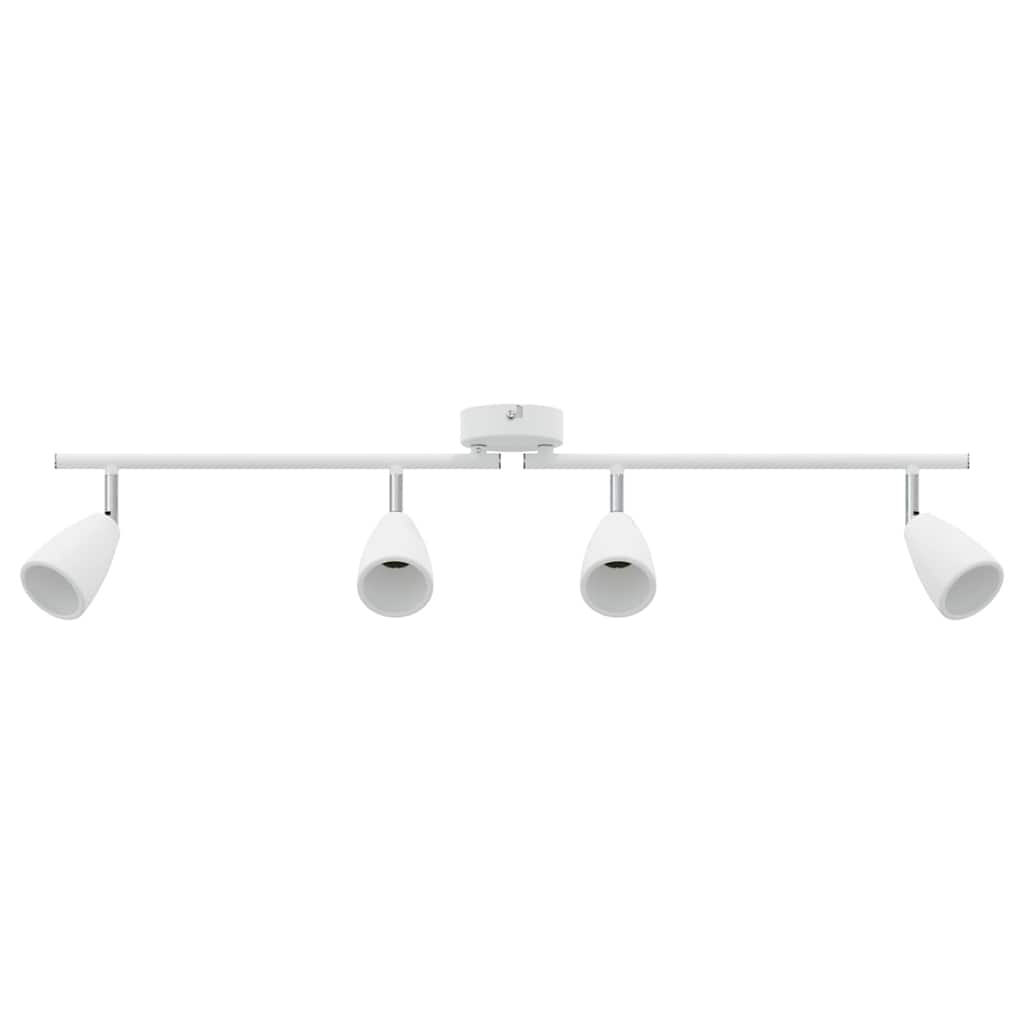 Vidaxx Deckenstrahler mit Spots weiß 25,5 x 8 x 16 cm aus Metall