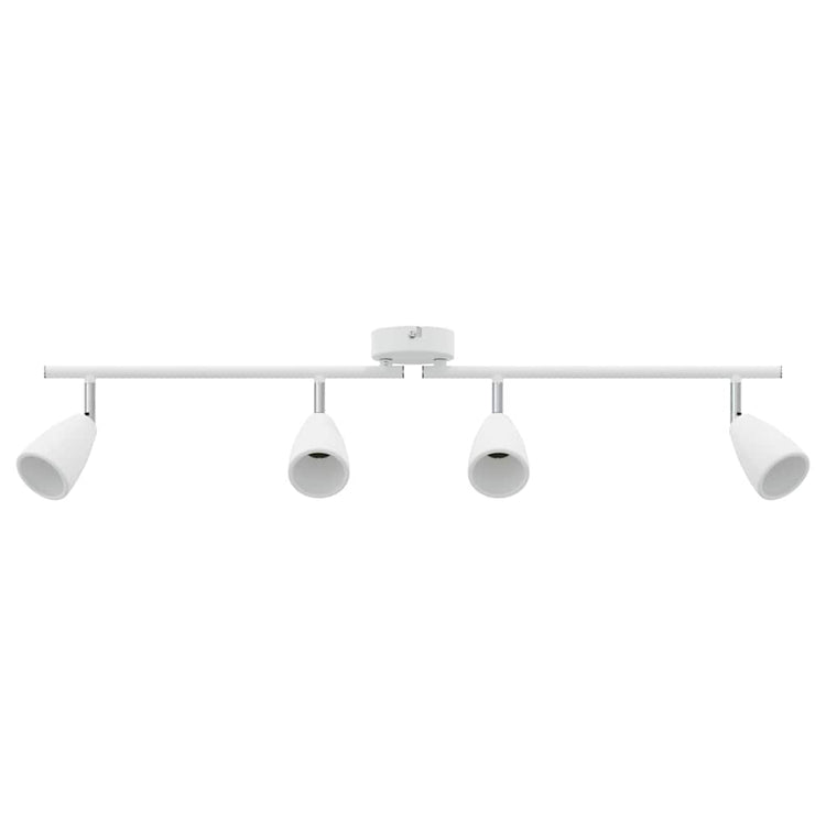 Vidaxx Deckenstrahler mit Spots weiß 25,5 x 8 x 16 cm aus Metall