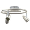 Vidaxx Deckenstrahler mit Strahlern Nickel 27 x 10 x 12 cm Metall