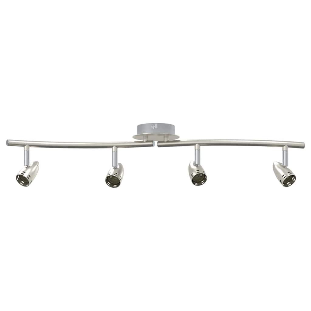 Vidaxx Deckenstrahler mit Strahlern Nickel 27 x 10 x 12 cm Metall