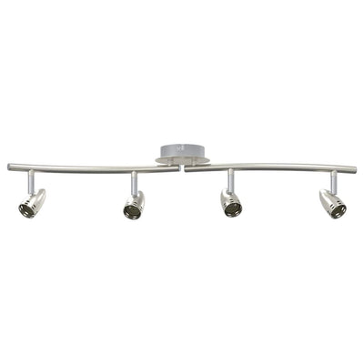 Vidaxx Deckenstrahler mit Strahlern Nickel 27 x 10 x 12 cm Metall