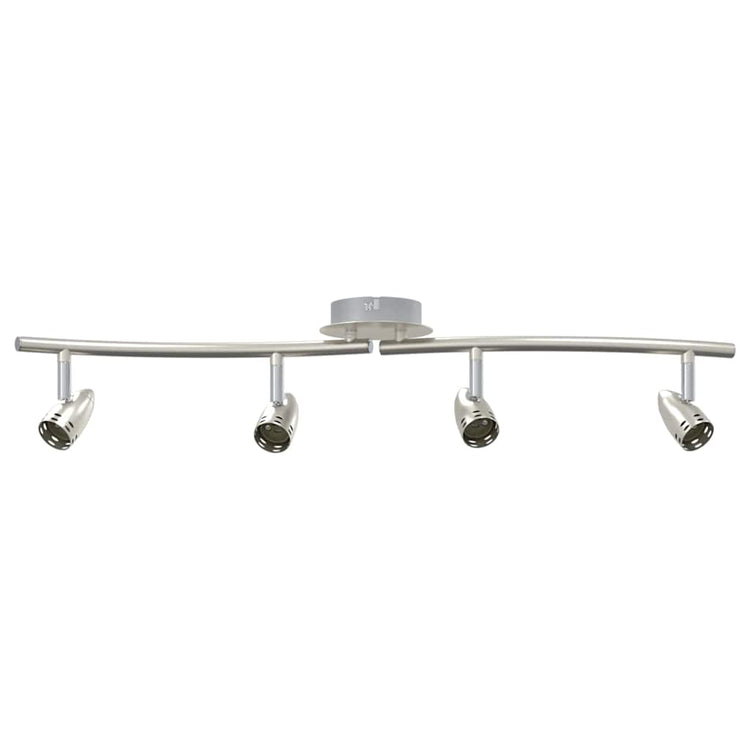 Vidaxx Deckenstrahler mit Strahlern Nickel 27 x 10 x 12 cm Metall
