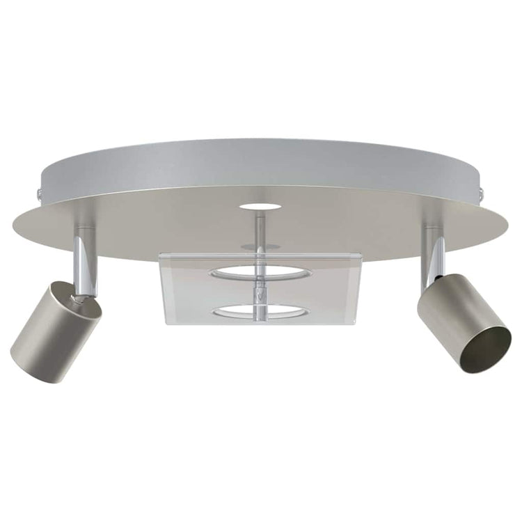 Vidaxl Deckenstrahler Nickel 29 x 29 x 11 cm Stahl und Glas