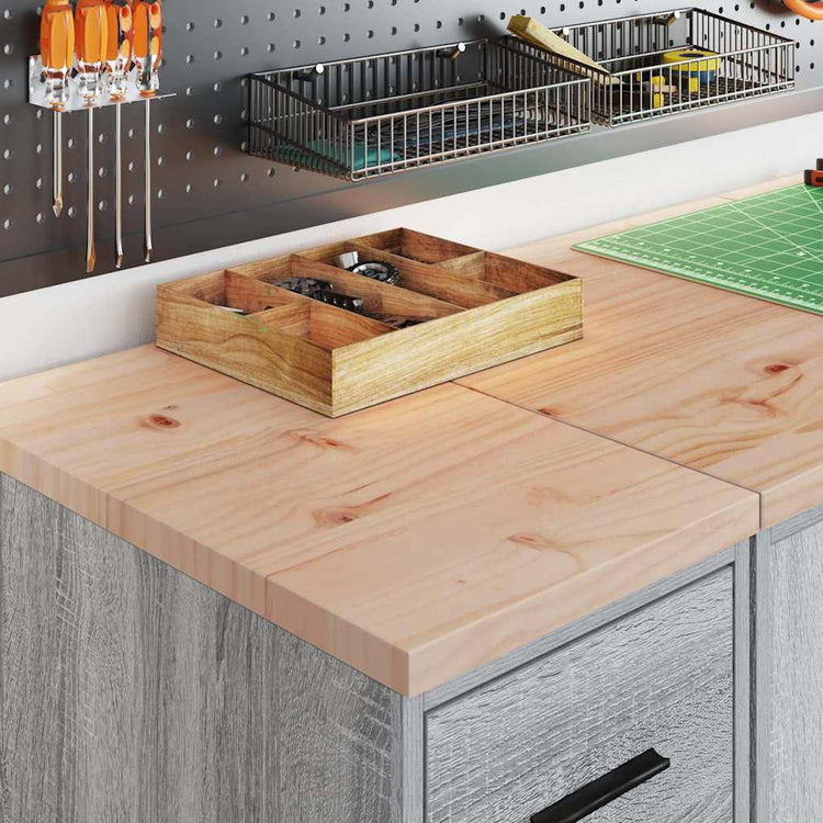 VidaXL Garagenschränke 2 Stk. Holzwerkstoff Sonomagrau