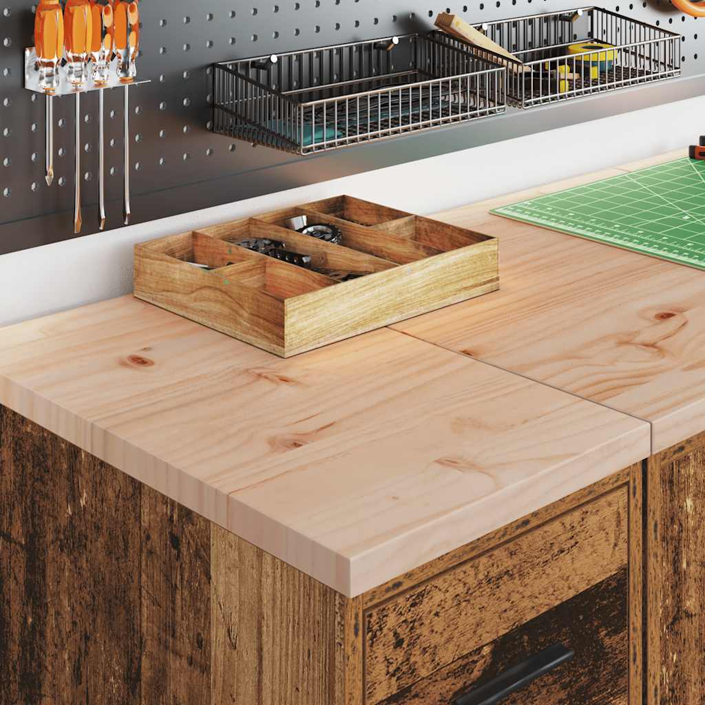VidaXL Garagenschränke 2 Stk. verarbeitetes Holz, Altholz