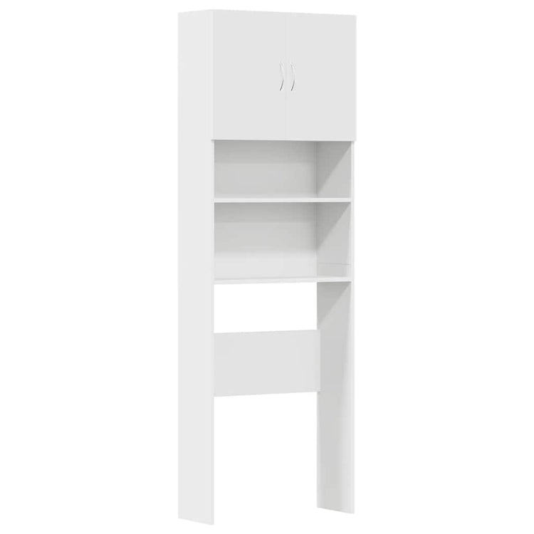 Vidaxx Waschmaschinenschrank 64x24x190 cm, lackiertes Holz weiß