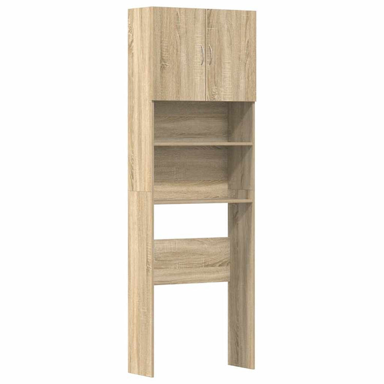 Vidaxx Waschmaschinenschrank 64 x 24 x 190 cm, lackiert in Holz und Sonoma-Eiche