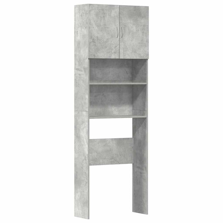 Vidaxx Waschmaschinenschrank 64x24x190 cm Holzwerkstoff betongrau