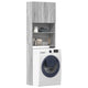 Vidaxx Waschmaschinenschrank 64 x 24 x 190 cm, fertige Holzfarbe Sonoma-Eiche in Grau