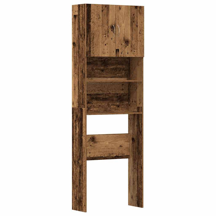 Vidaxx Waschmaschinenschrank 64x24x190 cm fertiges Holz, altholzfarben