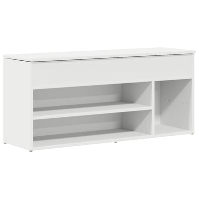 Vidaxx Schuhbank 102x30,5x45 cm Holzwerkstoff weiß