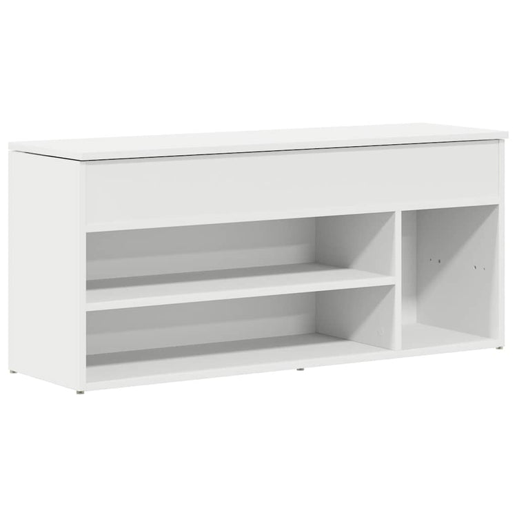 Vidaxx Schuhbank 102x30,5x45 cm Holzwerkstoff weiß