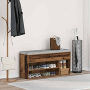 Vidaxx Schuhbank 102x30,5x45 cm Fertigholz, altholzfarben - afbeelding 3