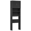 Vidaxx Waschmaschinenschrank 64x24x190 cm lackiertes Holz schwarz