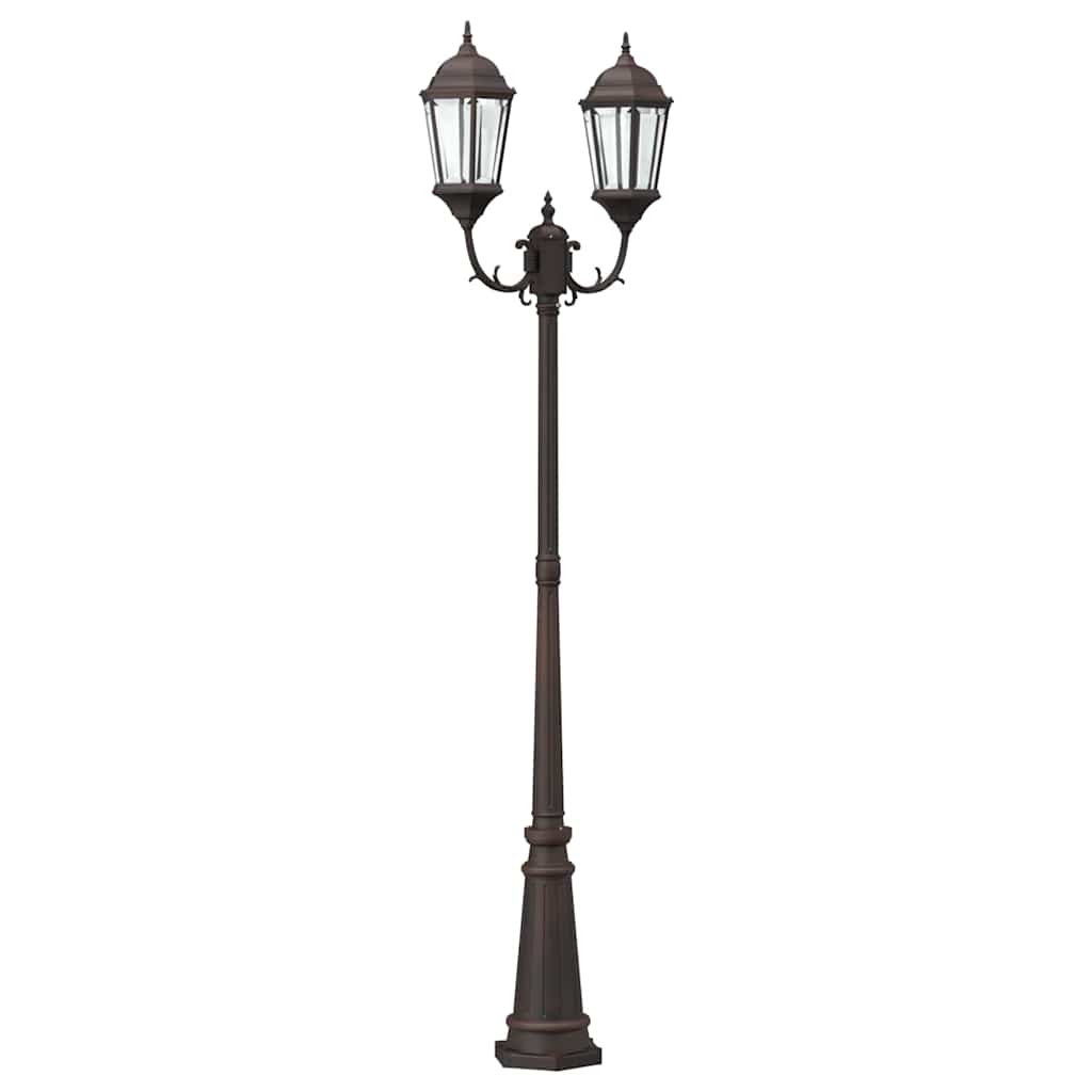 VidaXL Gartenbeleuchtung Bronze 68 x 20 x 235 cm Aluminium und Glas