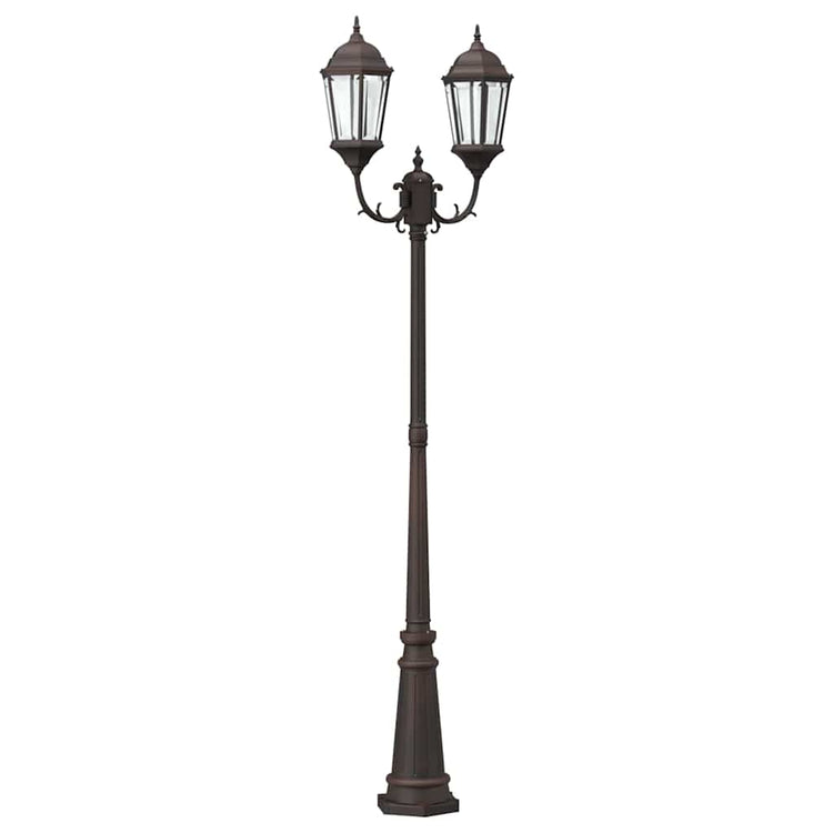 VidaXL Gartenbeleuchtung Bronze 68 x 20 x 235 cm Aluminium und Glas