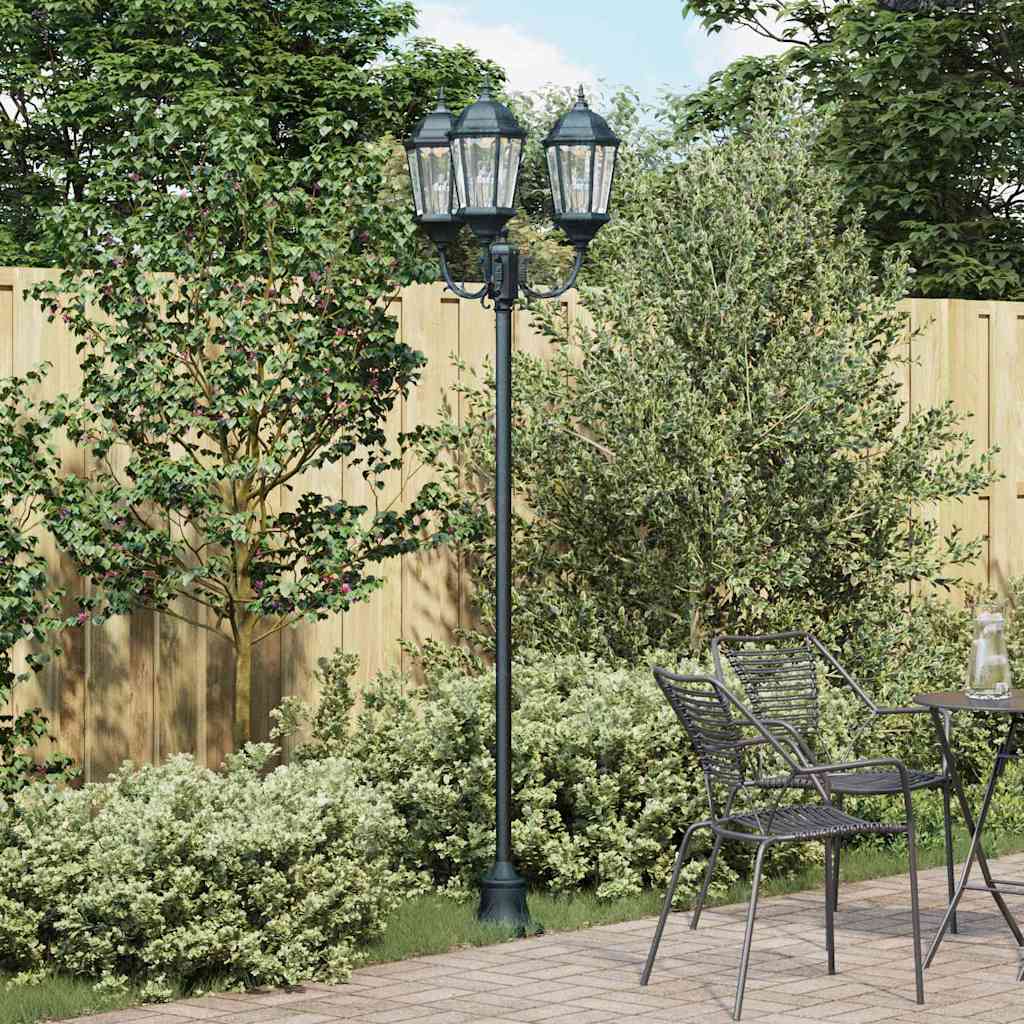 VidaXL Gartenbeleuchtung Vintage gebürstet grün 57 x 49 x 241 cm